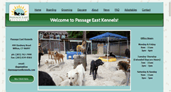 Desktop Screenshot of passageeastkennels.com